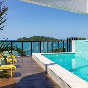 Apartamento Aion 302 - Lindo Com Vista O Mar, A 60m Da De Bombinhas, Com Piscina E Academia No Rooftop., Bombinhas